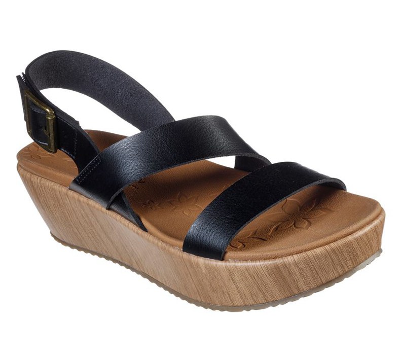 Skechers Becka - Fun Mixer - Womens Sandals Black [AU-RU4461]